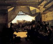 Franz Ludwig Catel Crown Prince Ludwig in the Spanish Wine Tavern in Rome Spain oil painting artist